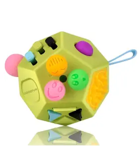 Cn-b1-5 Uooefun Sensory Fidget Toy Dodecagon 12 Sided 2.73 2.43 2.92 Inches