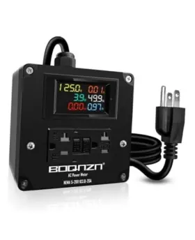 20apmzx1202 Usn Directparts 20a Ac Power Meter 125v Lcd Display Digital Multimeter Tester Nema 5-15p To
