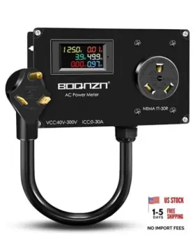 30apmusn1114 Usn Directparts 30a 125v Ac Power Meter Nema Tt-30p To Tt-30r Outlet Input Wiring Harness