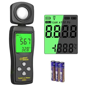 Vlt-233-803bk V· Resourcing Digital Light Meter Backlit Lcd Display Lux/foot Candles With 180 R
