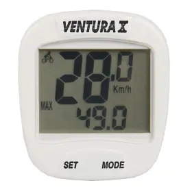 244554 Ventura X Cycling Computer White