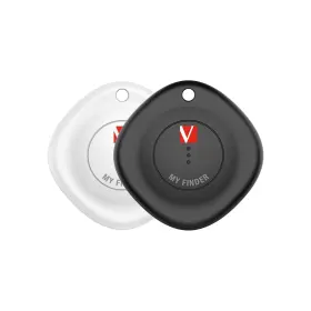 32131 Verbatim 34 Myfinder Bluetooth Track 2pk Black White For Keys Bags And Other