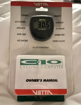Vetta 747608111249 Vintage C10 Cyclometer Nos Computer