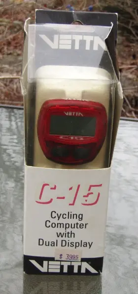 Vetta 747608111256 1994 Sports C-15 Cycling Computer With Dual Display Unused Mib Hong Kong