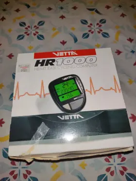 Hr1000 Vetta Vtg 1992 Cycling Computer/heart Rate Monitor Never Used #3