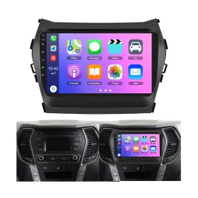 Vika-chanzhm-151c Vorally Android 13 Car Stereo For Hyundai Ix45 Santa Fe 2013-2018 9in Touchscreen Ra