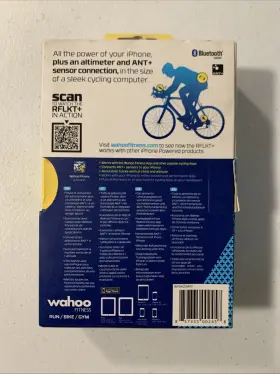 Wfbkcomp2 Wahoo 857335002458 Fitness Rflkt Iphone Powered Bike Computer Bluetooth Smart #2
