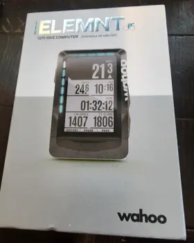 Wfcc1 Wahoo Gps Cycle Computer Measurement Data Speed Distance Etc. Elemnt