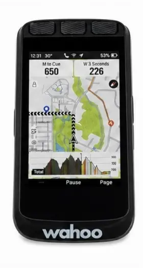 Wahoo Wfcc7-v1 Elemnt Ace Gps Bike Computer Black With Out Front Mount Usb Cable Manual