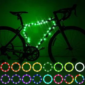Wbl020 Waybelive Led Bike Frame Lights Remote 1 Pack