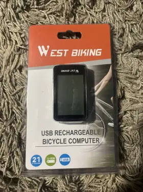 Yp0702075 West Biking Computer Usb Rechargeable 5 Languages Wireless Waterproof Bicycle