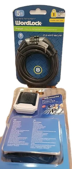 Wordlock 813113010848 For Bikes And Bike Computer