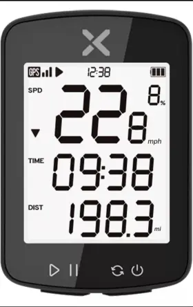 Ipx7 Xoss 970236006203 G Gen2 Gps Bike Computer Wireless Bluetooth Waterproof Cycling