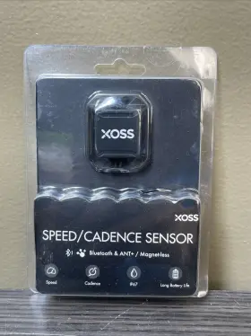 Ip67 Xoss 970236060212 Speed Cadence Sensor Bluetooth And Ant Magnet-less Cycling Black Sealed