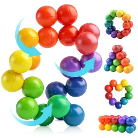 Srb-1pc Yrissmiss Easter Basket Stuffers Gifts For Kids Boys Girls Autism Small Rainbow