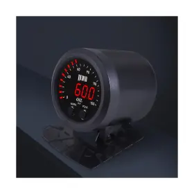 Zhsymx 752815519757 Universal Oil Pressure Gauge Kit 2-1/16 Inch 52mm 150 Psi - Digital Meter Red D