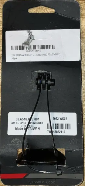 00.6518.048.001 Zipp Am Sl Sprint Quickview Integrated Computer Bike Mount 31.8 1/4 Tl #2