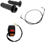 Throttle Combo Scooter 50CC GY6 4 Stroke, Twist Grips Cable, Switch, Right Start. Fixed Price $21.90.