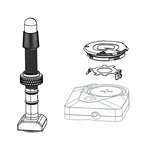 Kit Of 2 Valves For Pressure Sensor Tyrewiz 101 Xplr (with Key. Fixed Price $86.69.