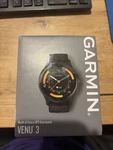 Garmin Venu 3 45MM Black Stainless Steel Case With Silicone Band.... Fixed Price $300.00.