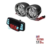 Xyc 3" Motorcycle Weatherproof Bluetooth Wireless Silver &black Star Speaker. Fixed Price $57.20.