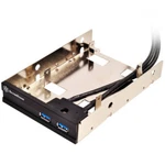 Silverstone Convertor Bay 3.5" 2.5"X2 + USB3.0 Hub Front Panel Case SST-FP36B. Fixed Price $27.90.
