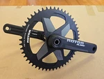 Brand New Rotor Aldhu 24 Crank Arms 155MM W/ Axle 1X Dm Round Chainring 50T. Fixed Price $429.00.