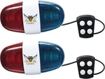 2 Pieces Bike Police Lights Led Sounds Trumpet Horn Siren Warn. Fixed Price $29.62.
