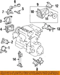 Toyota Oem-engine Motor Mount/torque Strut 123800A031. Fixed Price $250.13.