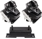 Set Of 3, Front Motor Mount And Trans Compatible With Pcs, Black. Fixed Price $80.42.