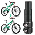 Mountain Bike Handlebar Front Fork Stem Riser Extender Extension Head Up Adaptor. Fixed Price $10.75.