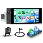 Orderich 2G+64G Single Din Android Stereo With Wireless Carplay Black. Fixed Price $128.29.