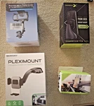 4 Different Cell Phone Holders Mounts Auto Car. Fixed Price $24.49.