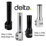 Bicycle Bike Stem Riser Delta Alloy 1-1/8IN Black Or Silver 3.25 4IN. Pro. Fixed Price $41.79.