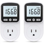 2 Pack Watt Meter Power Plug Home Energy Monitor Electricity Usage Moni.... Fixed Price $30.34.
