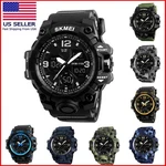 Skmei Mens Led Digital Analog Alarm Waterproof Sport Army Wristwatch New. Fixed Price $19.89.
