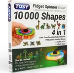 Tosy Magnet Fidget Spinner Glow - 16 Blocks, 3IN1 Toy: Transformable. Fixed Price $35.94.