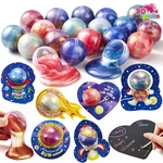 Joyin 30PC Valentine Gift Cards & Galaxy Slime Set - Stress Relief Fidget Toy. Fixed Price $20.79.