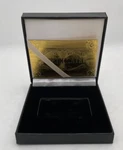 Bar Box Display Case Gold Coa Gift Presentation Storage Empty Ingot Black Holder. Fixed Price $17.45.