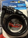Bike Bicycle Steel Cable 4' X .32" Black Resettable CL-569-BK. Fixed Price $14.99.