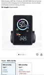 Mcezdy Ebike Display, Uart No. 2, 24V-60V Abs Color Cycling Computer. Fixed Price $19.99.