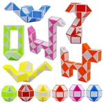 Lendod 12 Pack 24 Blocks Mini Fidget Snake Twist Puzzle Cubes Magic.... Fixed Price $20.73.