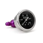 Zex 82341 Nitrous Pressure Gauge 0-1500PSI 1.5" Analog Liquid -4AN Black. Fixed Price $76.86.