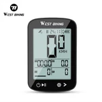 West Biking Gps Computer IPX7 Waterproof Wireless Bicycle Speedometer. Fixed Price $28.79.