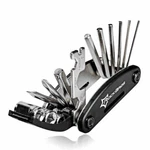 Rockbros Bike Repair Tool Pocket Multi Function 16 Folding Black. Fixed Price $15.99.