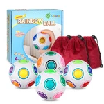 D-fantix 4PCS Rainbow Puzzle Ball, Brain Teasers Fidget Toys For Kids Ages.... Fixed Price $11.95.