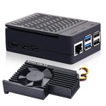 Geeekpi Abs Case With Armor Lite V5 Active Cooler For Raspberry 5, Ca.... Fixed Price $19.50.