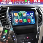 Android 15 Carplay Stereo Radio Gps 64GB For Hyundai Santa Fe IX45 2013-2018. Fixed Price $184.98.