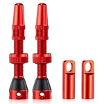 Hzjd 2PCS Tubeless Valves, Red, Alloy Presta Stem, Integrated Core Remo.... Fixed Price $18.42.