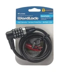 Bike Bicycle Steel Cable 4' X .32" Black Resettable CL-569-BK. Fixed Price $10.26.